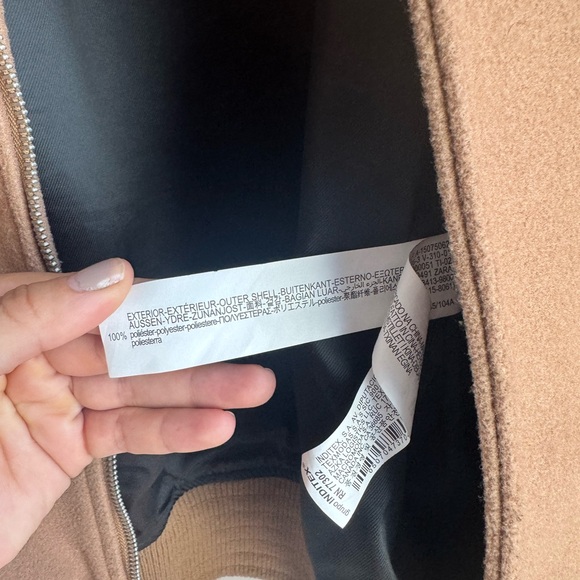 Zara Camel Bomber Jacket - Picture 3 of 5